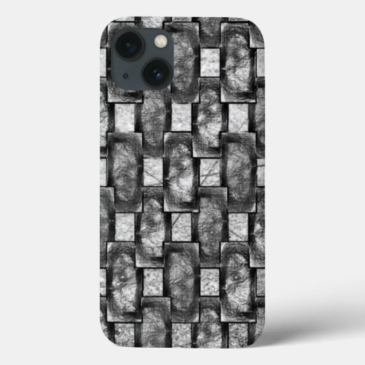 Rechthoekige borden, gekleurd, grijs Case-Mate iPhone case (Achterkant)