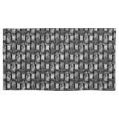 Rechthoekige borden, gekleurd, grijs kussensloop (Voorkant-Links)