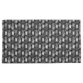 Rechthoekige borden, gekleurd, grijs kussensloop (Voorkant-Rechts)