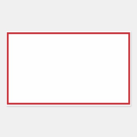 Rechthoekige etiketten met rode rand, van kruiden (Voorkant)