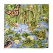 Rechthoekige kikker tegeltje (Voorkant)