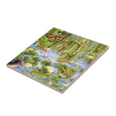 Rechthoekige kikker tegeltje (Zijkant)