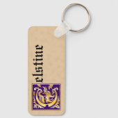 Rechthoekige Mythische creaties Decoratief Kapitaa Sleutelhanger (Achterkant)