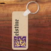 Rechthoekige Mythische creaties Decoratief Kapitaa Sleutelhanger (Achterkant)