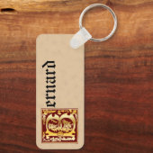 Rechthoekige Mythische creaties Decoratief Kapitaa Sleutelhanger (Achterkant)