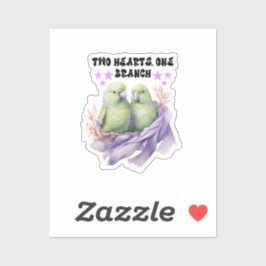 Rechthoekige papegaai Sticker