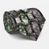 Rechthoekige pleisters, gekleurd, grijs groen stropdas (Opgerold)