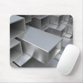 Rechthoekige stalen buis muismat (Met muis)