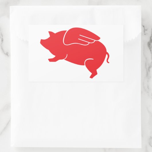 🐷 RECHTHOEKIGE STICKER (Tas)