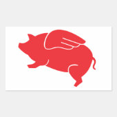 🐷 RECHTHOEKIGE STICKER (Voorkant)