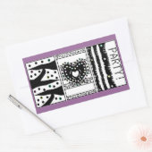 Rechthoekige sticker (Envelop)