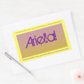 Rechthoekige sticker (Envelop)