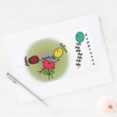 Rechthoekige sticker (Envelop)