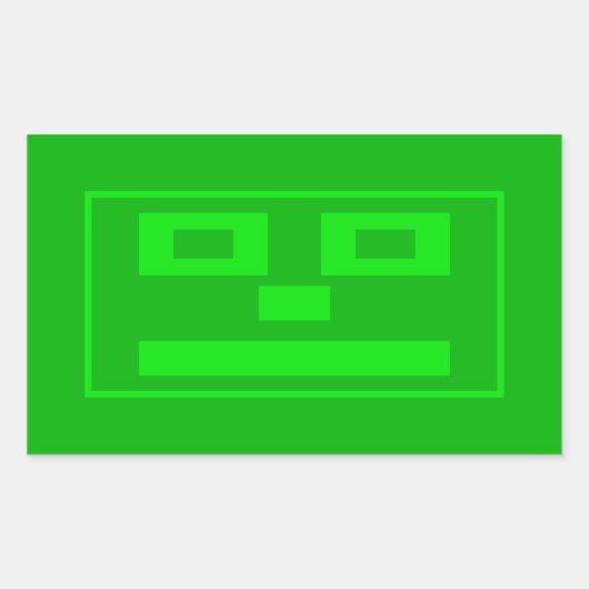 rechthoekige Sticker (Voorkant)