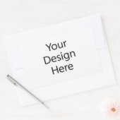 Rechthoekige sticker (Envelop)
