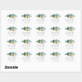 Rechthoekige sticker Bachelorette Survival Kit (Vel)