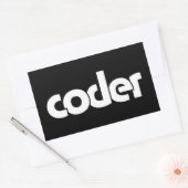 Rechthoekige Sticker coder (Envelop)