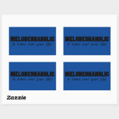 Rechthoekige Sticker meldeonazol (Vel)
