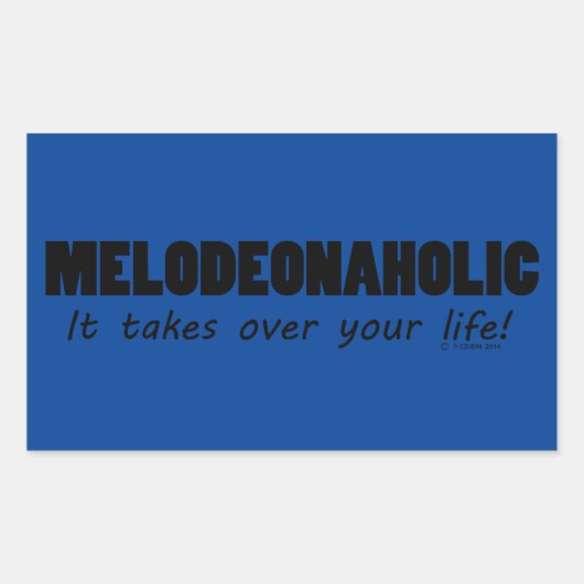 Rechthoekige Sticker meldeonazol (Voorkant)