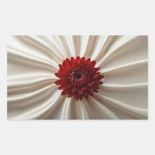 Rechthoekige sticker met Japanse kleuren (Voorkant)