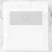 Rechthoekige sticker met uw afbeelding (Tas)