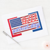Rechthoekige sticker "PATRIOT DAY" (Envelop)