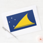 Rechthoekige Sticker van de vlag van Tokelau (Envelop)