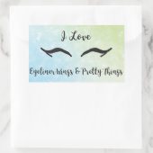 Rechthoekige Stickers, Mat, 4,5 x 2,7 inch (vel o Sticker (Tas)