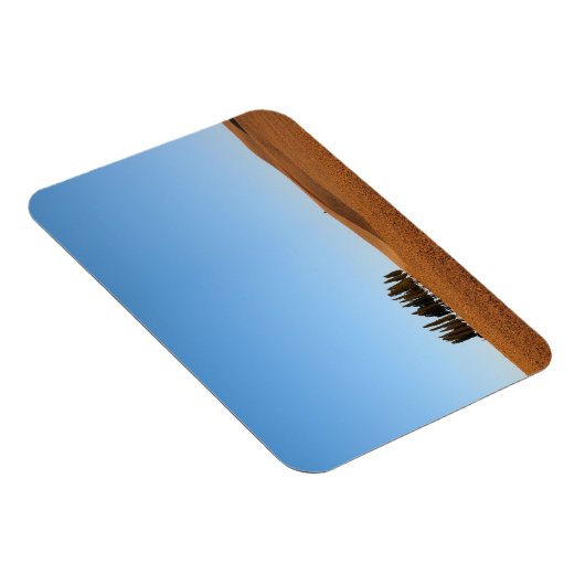 Rechthoekige Toscaanse landschapsmagneet met cipre Magneet (Rechterzijde)