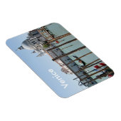 Rechthoekige Venetië magneet met tekst (Rechterzijde)