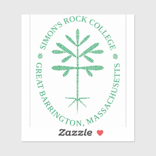 Rechthoekige vinyl groene afdichting sticker (Vel)