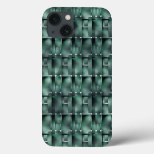 Rechthoekige vormen in het donker en gespikkeld gr Case-Mate iPhone case