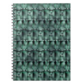 Rechthoekige vormen in het donker en gespikkeld gr notitieboek (Voorkant)