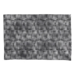 Rechthoekige vormen van grijze kleur en donkere vl kussensloop