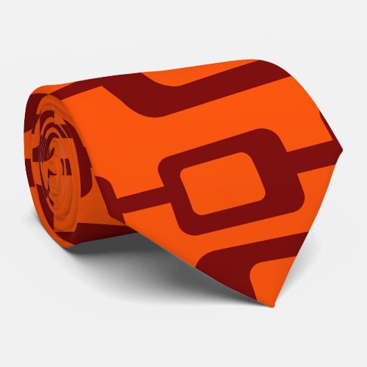 Rechthoekketens Stropdas (Opgerold)