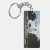 Rechthoekketting Marblehead Lighthouse Sleutelhanger (Voorkant Links)