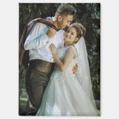 rechthoekmagneet met uw Afbeelding Magneet (Voorkant)