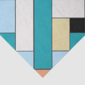 Rechthoekpatroon (ver10) met aangepaste details tissuepapier (Detail)