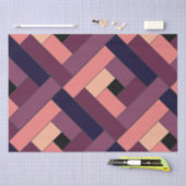 Rechthoekpatroon (ver5) met aangepaste details tissuepapier (Craft)