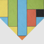 Rechthoekpatroon (ver8) met aangepaste details tissuepapier (Detail)