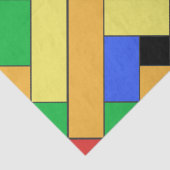 Rechthoekpatroon (ver9) met aangepaste details tissuepapier (Detail)