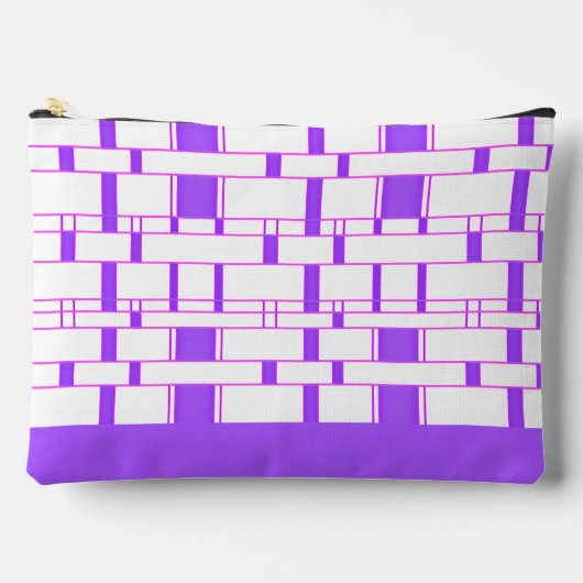 Rechthoekpatroon wit 9 etui (Voorkant)