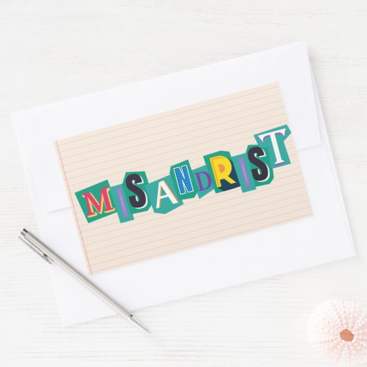 Rechthoekschakelaars Rechthoekige Sticker (Envelop)