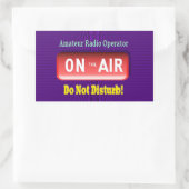 Rechthoekschakelaars Rechthoekige Sticker (Tas)