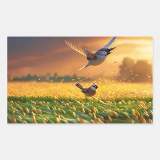 Rechthoekschakelaars Rechthoekige Sticker (Voorkant)