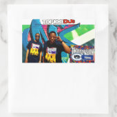 Rechthoekschakelaars Rechthoekige Sticker (Tas)