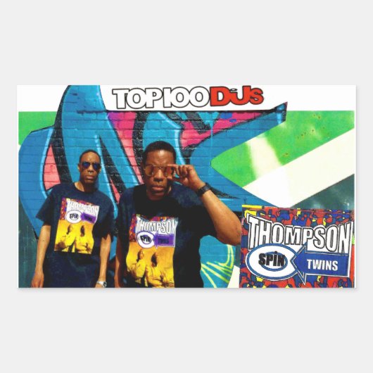 Rechthoekschakelaars Rechthoekige Sticker (Voorkant)