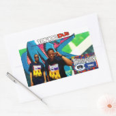 Rechthoekschakelaars Rechthoekige Sticker (Envelop)