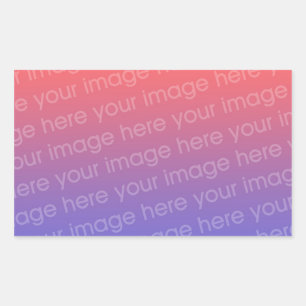 Rechthoeksticker Foto 4 door 3 Rechthoekige Sticker