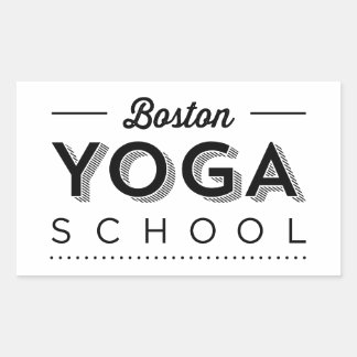 Rechthoeksticker Rechthoekige Sticker